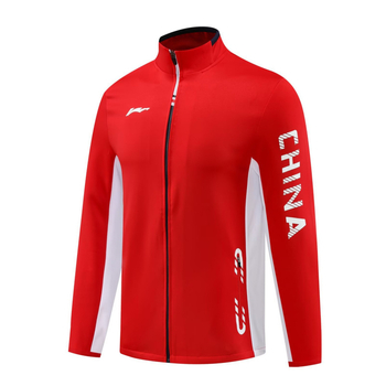 Set za treniranje stolnog tenisa: unisex jakna i hlače, sve sezone, 100% poliester, otisak dizajna