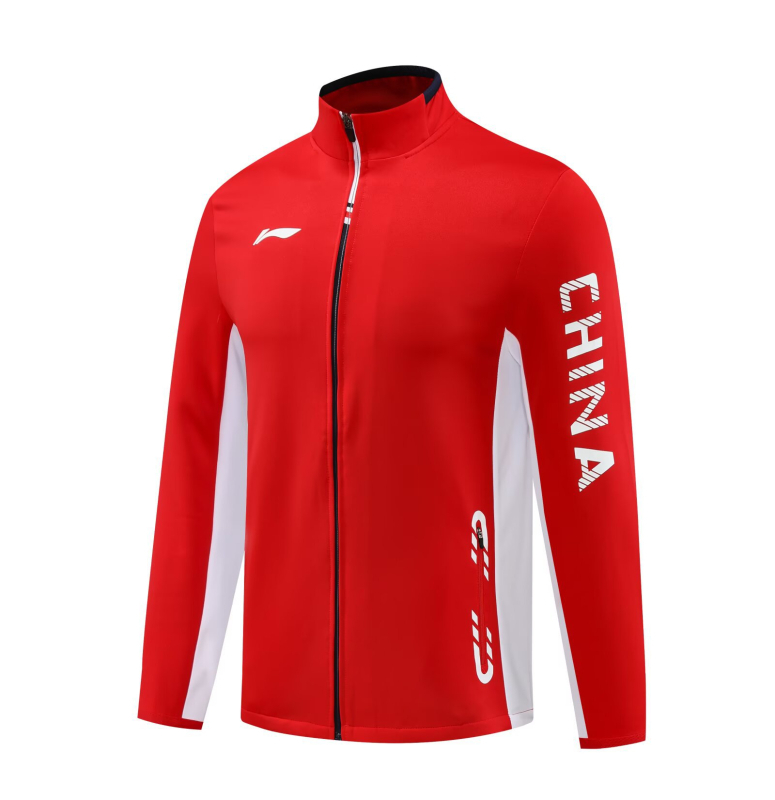 Set za treniranje stolnog tenisa: unisex jakna i hlače, sve sezone, 100% poliester, otisak dizajna