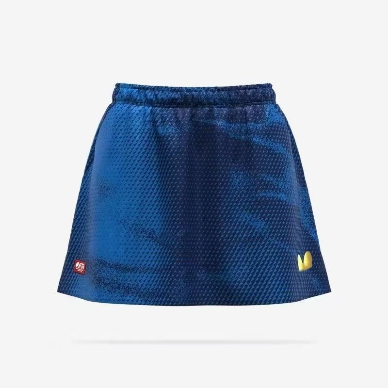 Ženske culotte za stolni tenis – brzo sušenje, prozračan, sigurnosna podstava, poliester tkanina i podstava (100%), za natjecanja