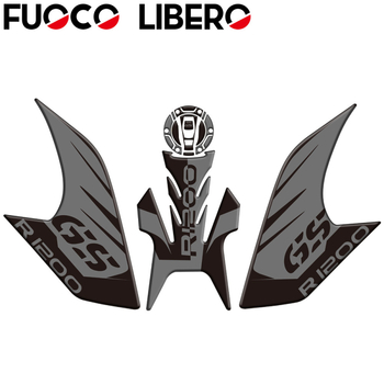 Fuoco Libero zaštitne naljepnice spremnika goriva za BMW R1200GS (2013–2016) – 3D gel zaštita, prilagodba dostupna