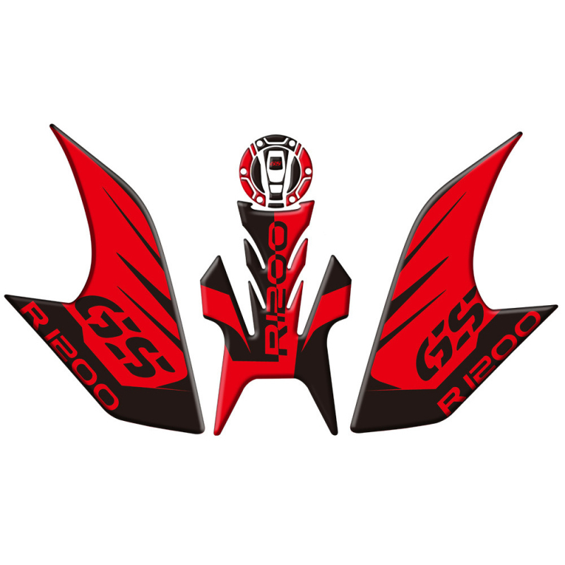 Fuoco Libero zaštitne naljepnice spremnika goriva za BMW R1200GS (2013–2016) – 3D gel zaštita, prilagodba dostupna