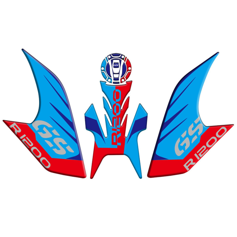 Fuoco Libero zaštitne naljepnice spremnika goriva za BMW R1200GS (2013–2016) – 3D gel zaštita, prilagodba dostupna