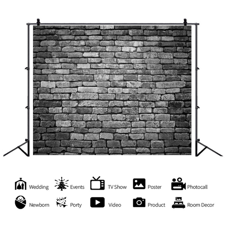 Pozadina od platna za fotografiju proizvoda – smjesa vinila i pamuka, za fotografiranje proizvoda, marka oldcity, model Brick Wall 2020-12-23