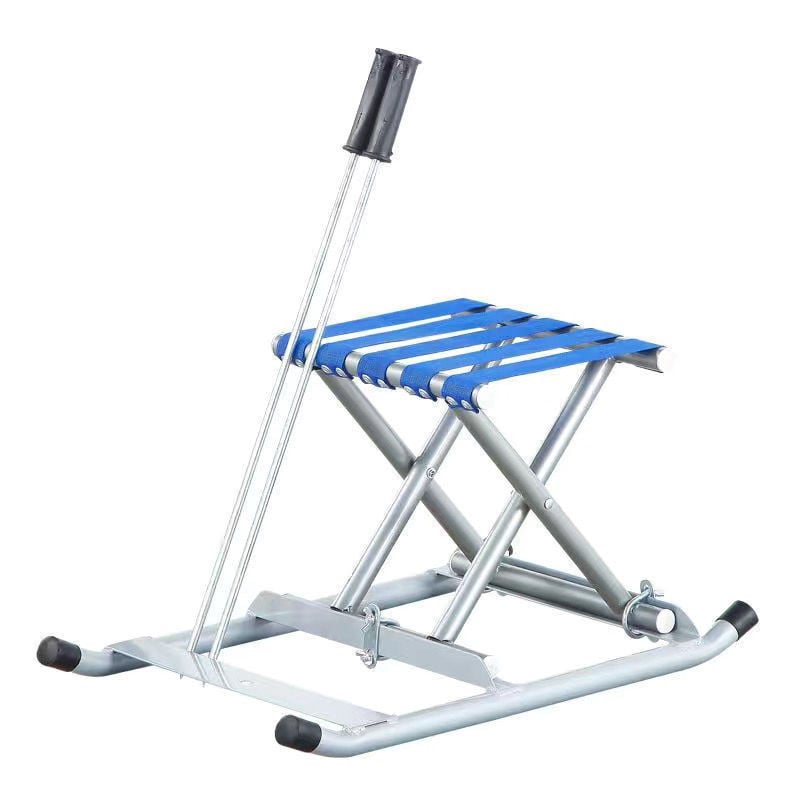 Ξύλινο έλκηθρο πάγου για παιδιά και ενήλικες, αναδιπλούμενο, Amber, υπαίθρια χειμερινά αθλήματα