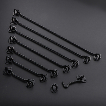 Cârlig pentru fereastră din oțel inoxidabil, finisaj periat, pentru ferestre fixe și uși glisante, design modern minimalist