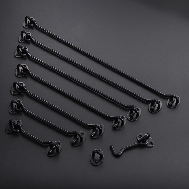 Cârlig pentru fereastră din oțel inoxidabil, finisaj periat, pentru ferestre fixe și uși glisante, design modern minimalist