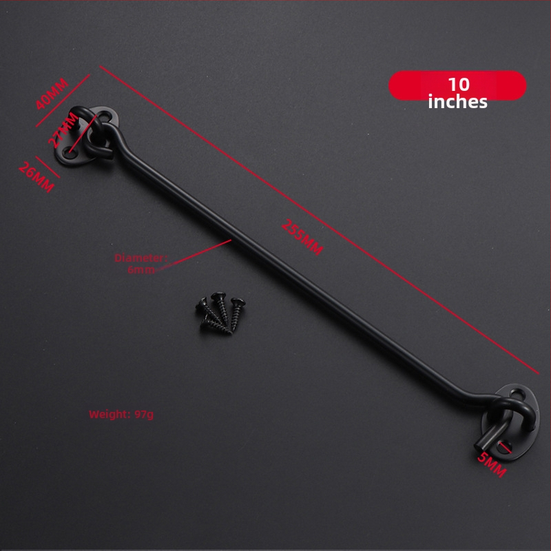 Cârlig pentru fereastră din oțel inoxidabil, finisaj periat, pentru ferestre fixe și uși glisante, design modern minimalist