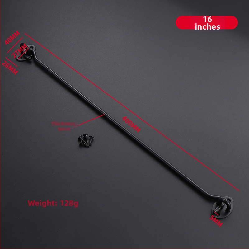 Cârlig pentru fereastră din oțel inoxidabil, finisaj periat, pentru ferestre fixe și uși glisante, design modern minimalist