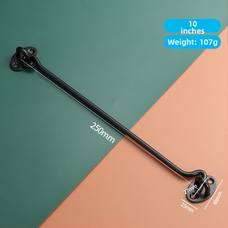 Nerezový háčik na okno – pre drevené okná a dvere, obmedzovač a zámok, leštený povrch, nový čínsky štýl