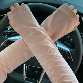 Rukavi za sunčevu zaštitu od Ice Silk, UV zaštita, ljeto, za biciklizam i vožnju, unisex, lagani i prozračni