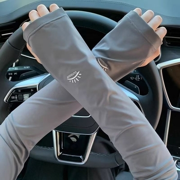 Rukavi za sunčevu zaštitu od Ice Silk, UV zaštita, ljeto, za biciklizam i vožnju, unisex, lagani i prozračni