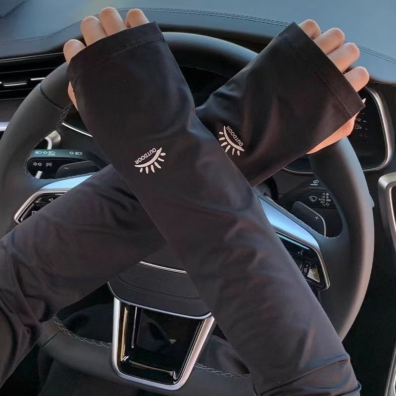 Rukavi za sunčevu zaštitu od Ice Silk, UV zaštita, ljeto, za biciklizam i vožnju, unisex, lagani i prozračni