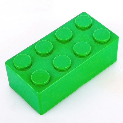 Kutija za pohranu građevnih blokova, stohovata, PP plastika, model 1935, stolni organizator, težina 0.14 kg