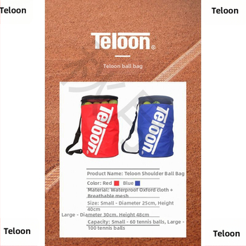 Skladacia vodotesná tenisová taška s tubusovým dizajnom, ramenná taška, veľká kapacita - Model 010