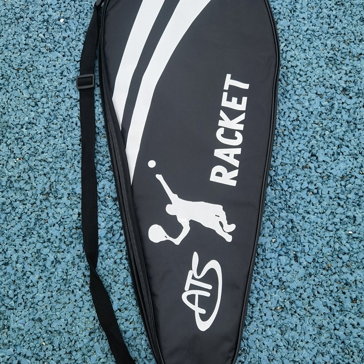 Чанта за ракети за тенис и скуош, презрамна/ръчна, преносима и здрава, материал: коприна с флорални мотиви, на склад, подходяща за тенис и бадминтон