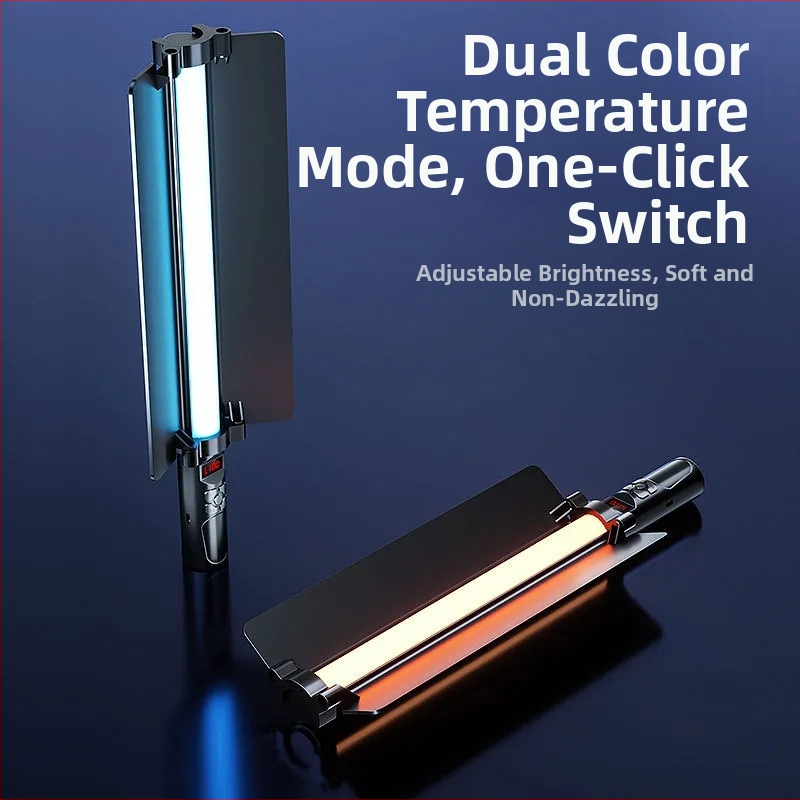 Prenosné RGB osvetlenie pre fotografovanie, USB napájanie, 23W, 3200K farebná teplota, E27 základňa