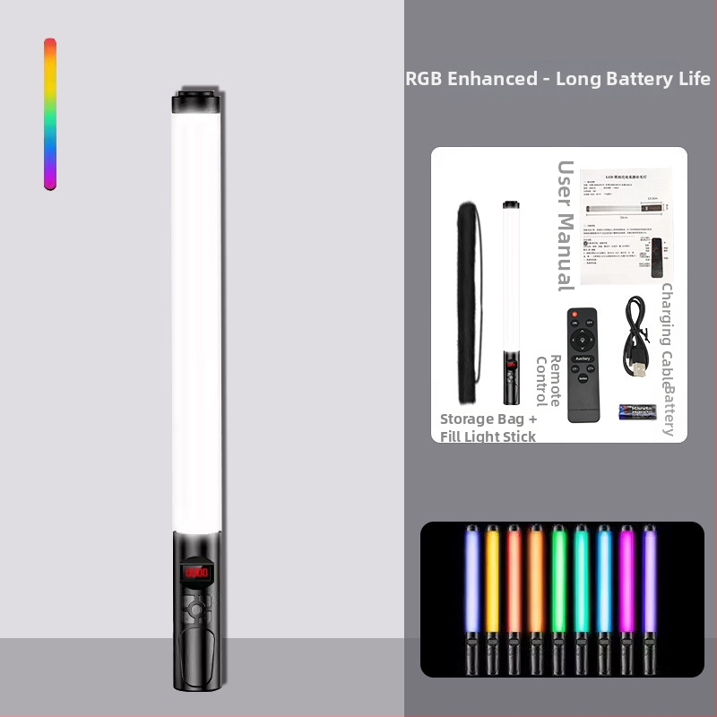 Prenosné RGB osvetlenie pre fotografovanie, USB napájanie, 23W, 3200K farebná teplota, E27 základňa