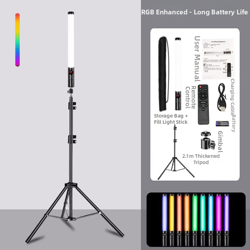 Prenosné RGB osvetlenie pre fotografovanie, USB napájanie, 23W, 3200K farebná teplota, E27 základňa
