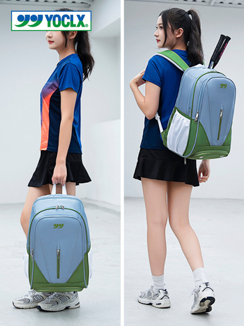 3-пакет раници за бадминтон и тенис, унисекс, голям капацитет, изработени от оксфордски плат и полиестер