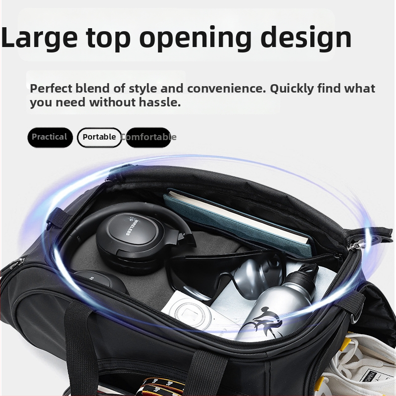 Egy vállon átívelő sporttáska – nejlon, vízálló, kopásálló, kapacitás 20 L alatt, uniszex