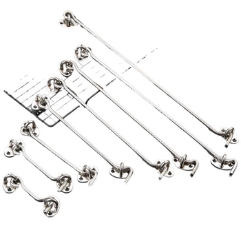 Cârlig pentru fereastră din oțel inoxidabil, finisaj periat, pentru uși și ferestre rezistente la vânt, model: cârlig pentru fereastră, brand: Dawei, stil: modern minimalist