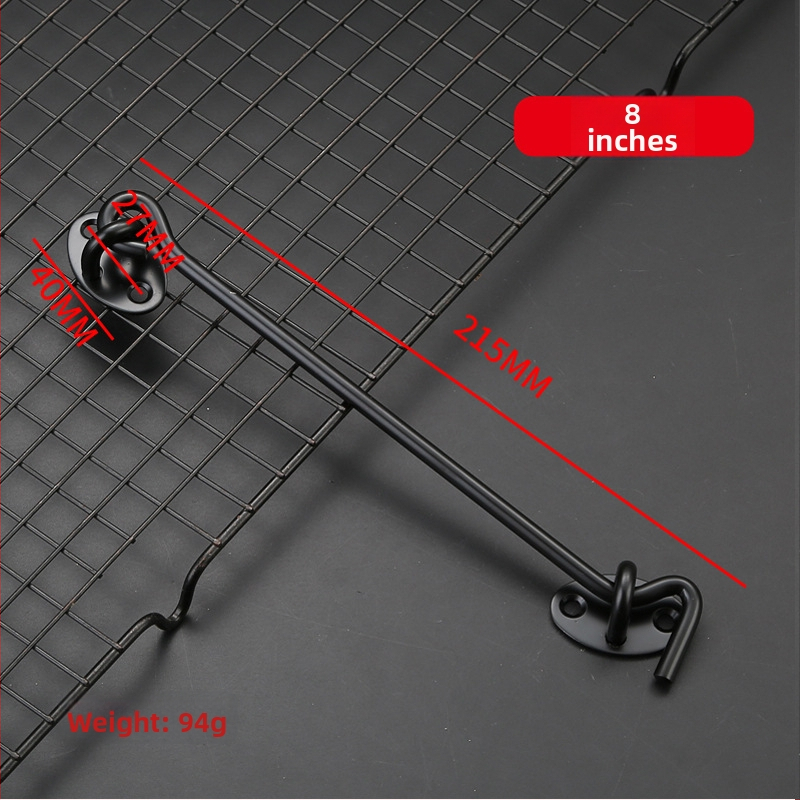 Nerezový oceľový okno háčik, brúsený povrch, pre vetruodolné dvere a okná, model: okno háčik, značka: Dawei, štýl: moderný a minimalistický