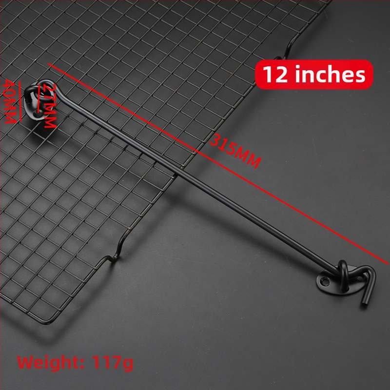 Nerezový oceľový okno háčik, brúsený povrch, pre vetruodolné dvere a okná, model: okno háčik, značka: Dawei, štýl: moderný a minimalistický