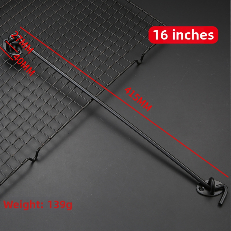 Nerezový oceľový okno háčik, brúsený povrch, pre vetruodolné dvere a okná, model: okno háčik, značka: Dawei, štýl: moderný a minimalistický