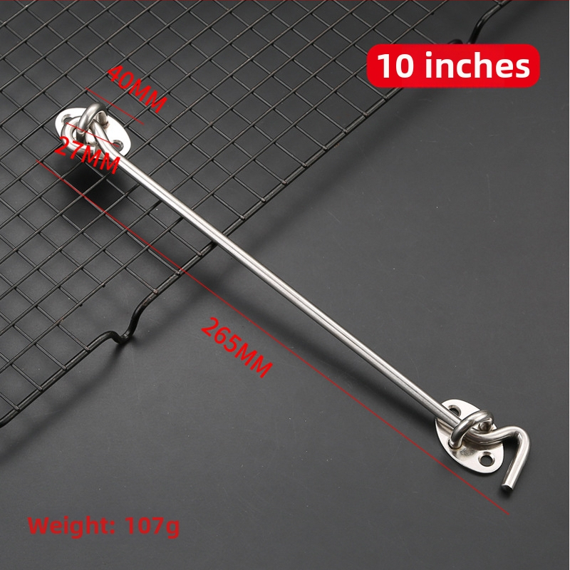 Nerezový oceľový okno háčik, brúsený povrch, pre vetruodolné dvere a okná, model: okno háčik, značka: Dawei, štýl: moderný a minimalistický