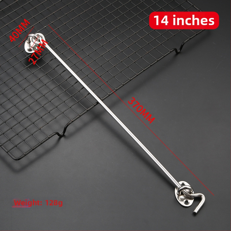 Nerezový oceľový okno háčik, brúsený povrch, pre vetruodolné dvere a okná, model: okno háčik, značka: Dawei, štýl: moderný a minimalistický