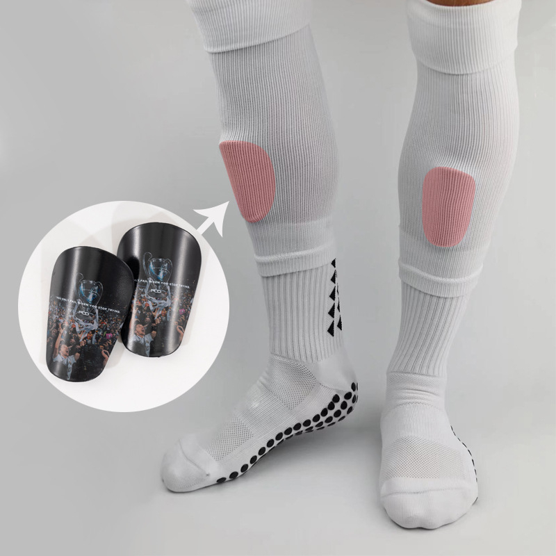 Nogometni štitnici za potkoljenicu, PU materijal, unisex, zaštita s umetkom, prilagodljivo – Dianthus Sports