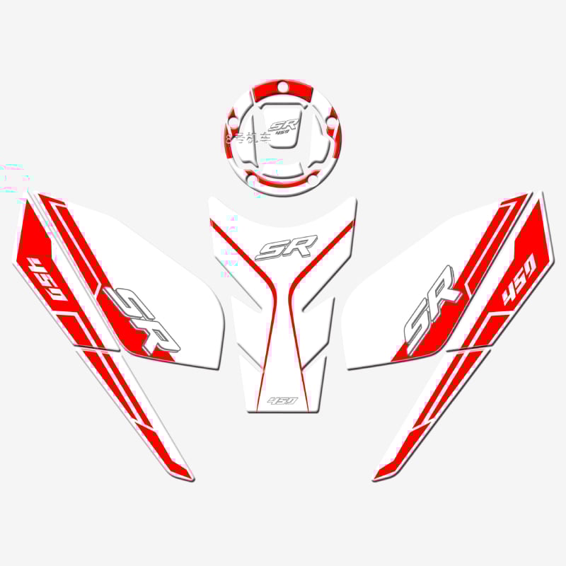 Стикер за резервоар на горивото за CFMOTO 450SR – 3D епоксидна смола, водоустойчив, против хлъзгане | Модел: CFMOTO 450SR | Артикул: GS457293