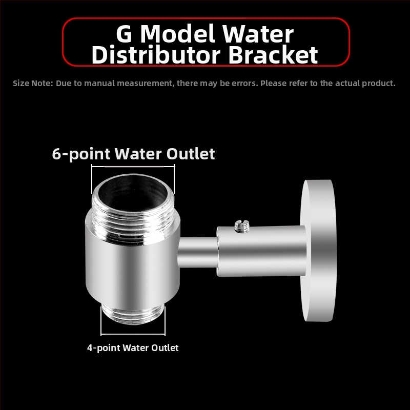 Sprchový delič vody, meď, chrómovaný, 3-ramenný Tee adaptér, 20 mm odbočka, max teplota 120°C