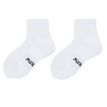 Gyerekeknek szóló sport zokni pamutból, vastag, kefés belső rész, középhosszú, egyszínű minta