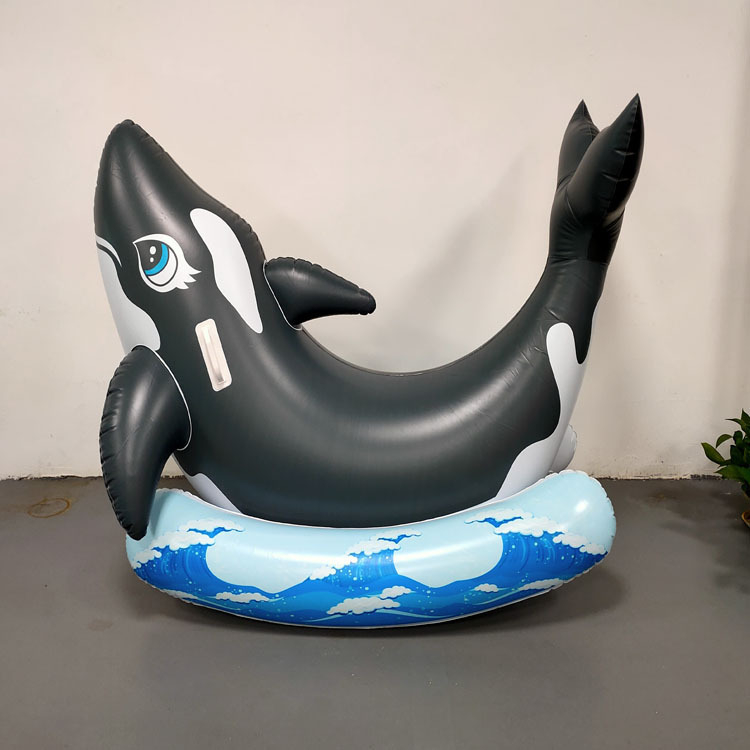 Naduvani PVC delfin ljuljačka i jednorog za vožnju po vodi – INFTOY vodena igračka (Materijal: ekološki PVC; Kategorija: Ostalo; Privatna oznaka: Ne)
