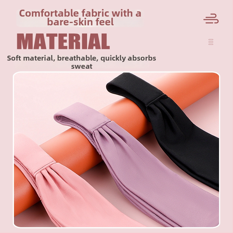 Nylonová športová čelenka na hlavu, absorbuje pot, protišmyková, na beh, fitnes a jogu