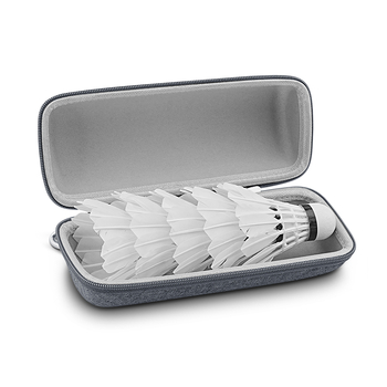 Кутия за съхранение на аксесоари за бадминтон - преносима водоустойчива твърда кутия с защита срещу деформация, платнена конструкция