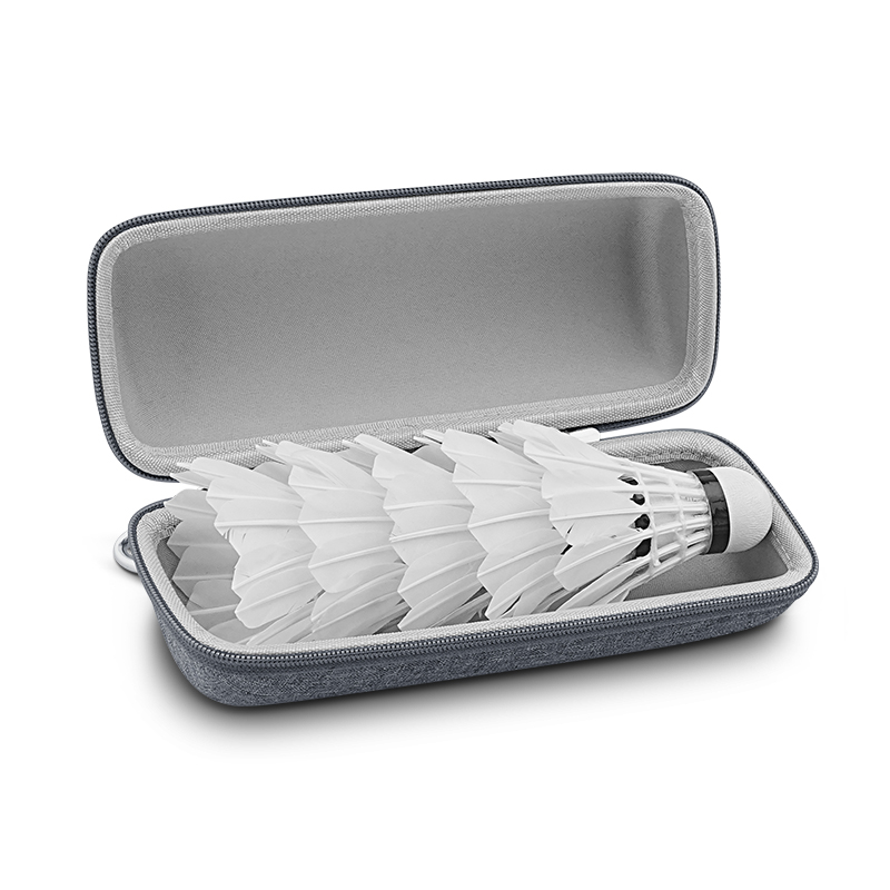 Кутия за съхранение на аксесоари за бадминтон - преносима водоустойчива твърда кутия с защита срещу деформация, платнена конструкция