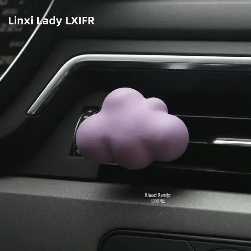 Difuzor de aromaterapie pentru mașină – recipient parfum din ghips, aromă iasmin, 5–10 mL, prindere pe canalul de aer, durată 31–60 de zile