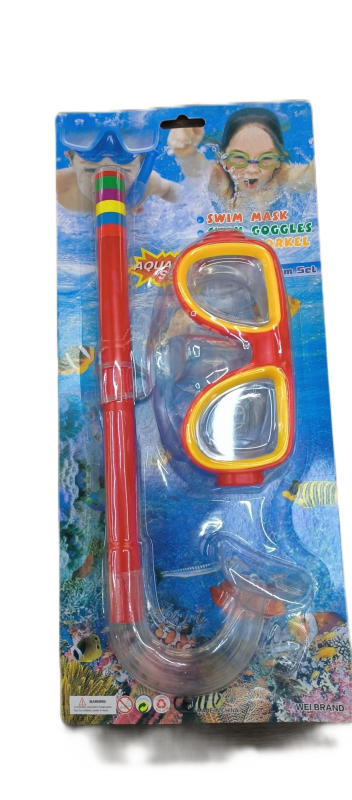 Dječji set za ronjenje: maska i šnorkel, PVC, nepropusno, prenosno