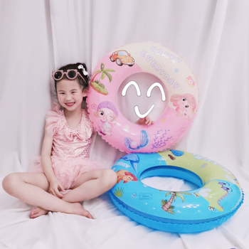 Inel de înot pentru copii, design cartoon, PVC ecologic, grosime PVC 20 silk