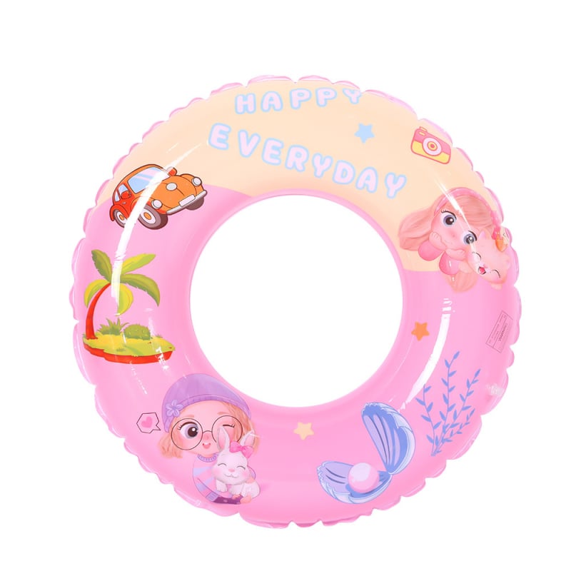 Inel de înot pentru copii, design cartoon, PVC ecologic, grosime PVC 20 silk