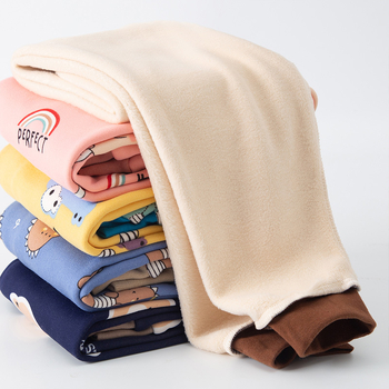 Dječje flis hlače s srednjim strukom, prugaste, jesen-zima, uzrast 3-8 godina, glavni materijal: polyester