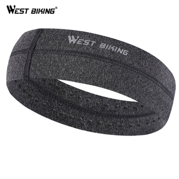 Bandă de cap sport - anti alunecare, absorbantă a transpirației, țesătură tricotată cationică - WEST BIKING OEM disponibil