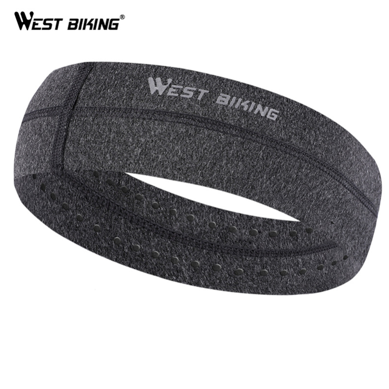 Bandă de cap sport - anti alunecare, absorbantă a transpirației, țesătură tricotată cationică - WEST BIKING OEM disponibil