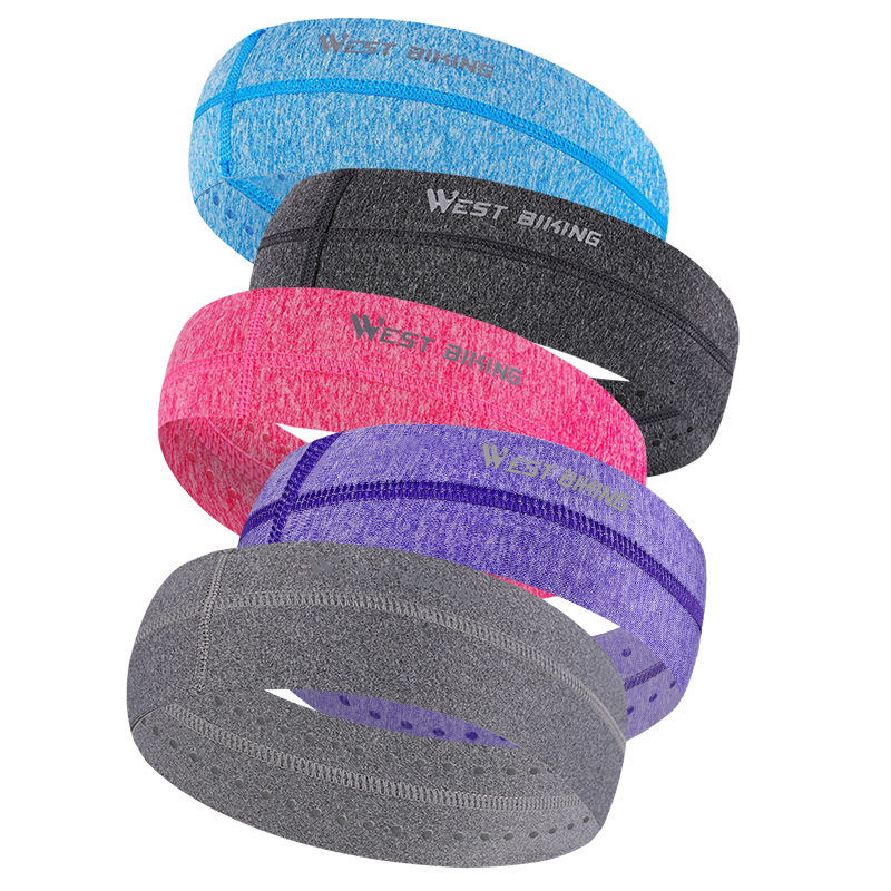 Bandă de cap sport - anti alunecare, absorbantă a transpirației, țesătură tricotată cationică - WEST BIKING OEM disponibil