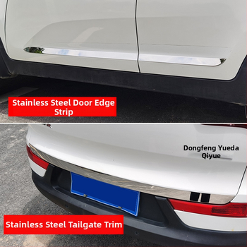 Just Right Kia Sportage 2011-2017 Dekoratívna lesklá lišta okna a rámu dverí, lesklý dekoratívny prúžok, úprava kľučky dverí