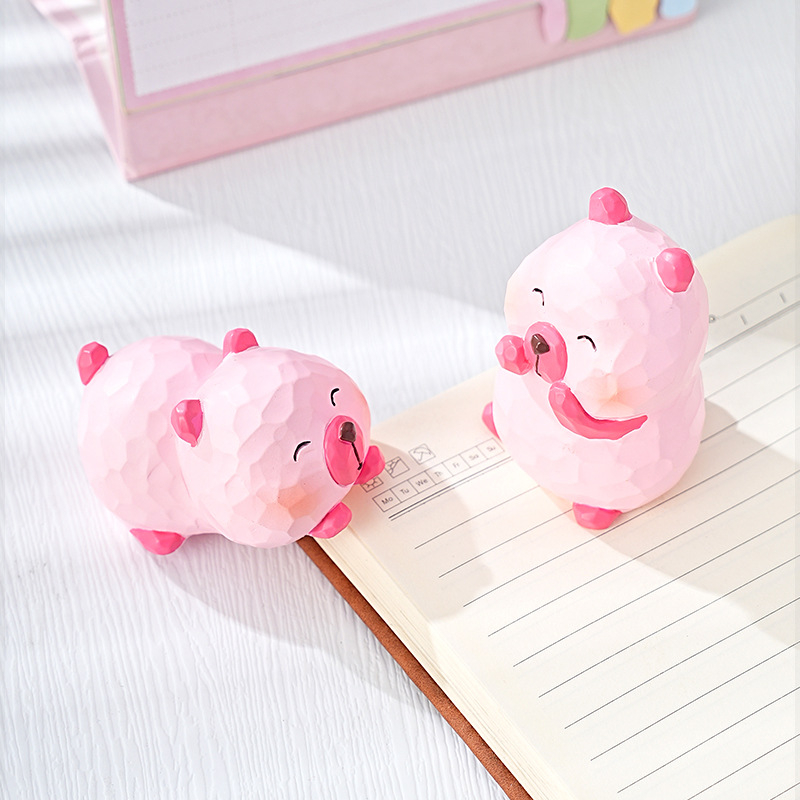 Ornament auto cu capybara, stil cartoon, material rășină, brand Dingyun, categorie animale