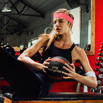Moderna sportska traka za glavu s apsorpcijom znoja, za trčanje i fitness, zaštita čela, prilagodljiva.