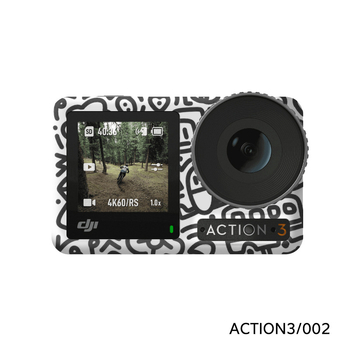 Osmo Action 3 matricák teljes testmembrános védőfóliával (PVC, testreszabható képek)